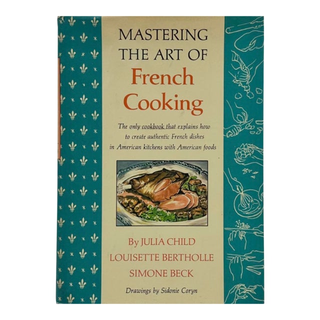 Mastering the Art of French Cooking by Julia Child 1967 Cookbook For Sale