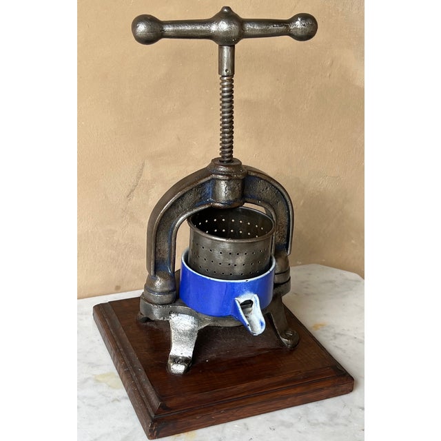 Farmhouse Antique French Juice Press, C. 1900's For Sale - Image 3 of 12