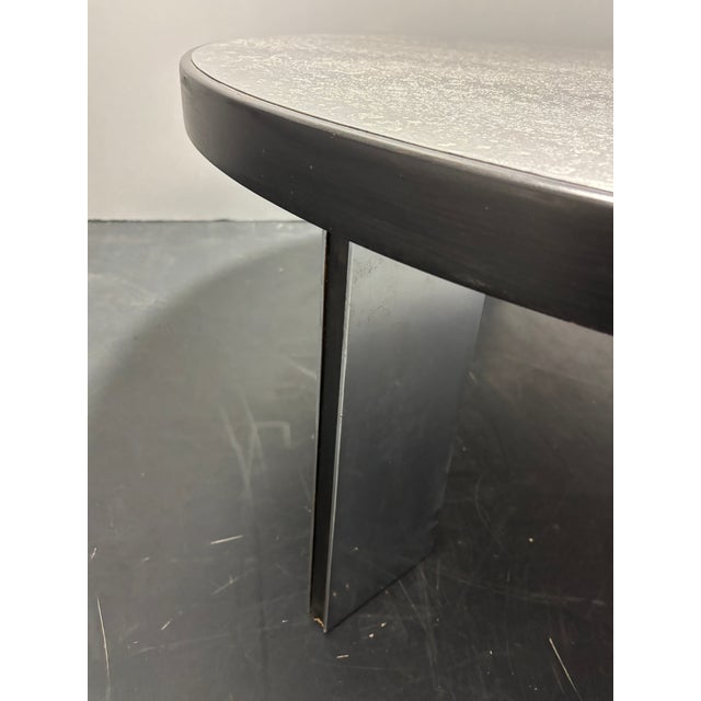 Etched Chrome Metal Coffee Table by Heinz Lilienthal, Germany, 1960s For Sale - Image 14 of 16