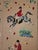 Needlework Hand Made Wool Throw With Fox Hunting Scenes For Sale - Image 4 of 5