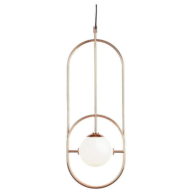 Metal Loop I Suspension Lamp by Utu Soulful Lighting For Sale - Image 7 of 7
