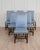 Baroque Set of Six Lombard Walnut Reel-Turned Dining Chairs, Early 18th Century For Sale - Image 3 of 9