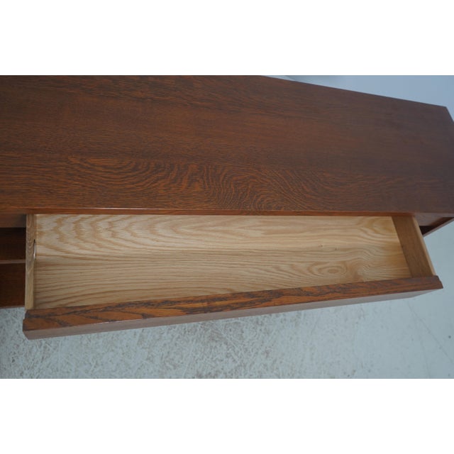 Stickley Stickley 1 Drawer Mission Oak Console Bookcase Table ~ Rare For Sale - Image 4 of 17