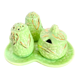 Vintage Wade Salt and Pepper Sugar Bowl - 3 Pieces