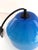 Italian Murano Glass Pendant Light in Blue by Vistosi, 1970s For Sale - Image 9 of 13