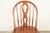 Ethan Allen Style American Colonial Solid Oak Spindle Back Windsor Dining Chairs, Set of Eight For Sale In South Bend - Image 6 of 9