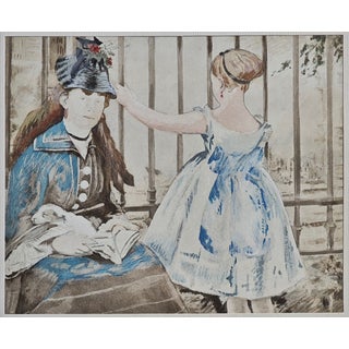 Edouard Manet, Gare St.-Lazare, 1918, Lithograph For Sale