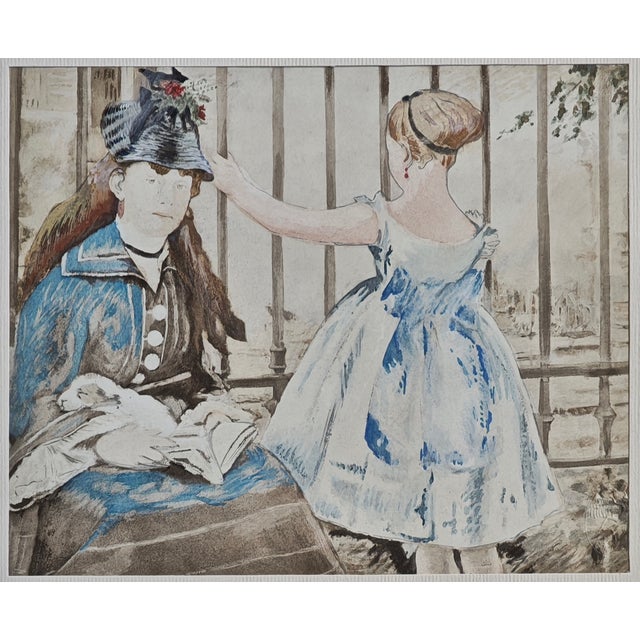 Edouard Manet, Gare St.-Lazare, 1918, Lithograph For Sale