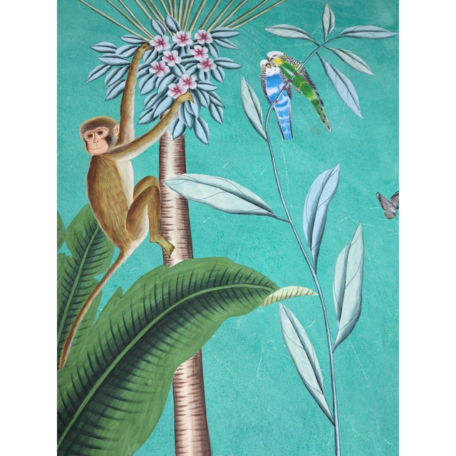 Bring an exotic, artful atmosphere to an interior with this hand-painted wallpaper panel on Edo Xuan paper. Featuring a...
