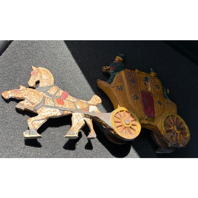 1930s Hubbly Horse and Carriage Door Stop For Sale - Image 4 of 4
