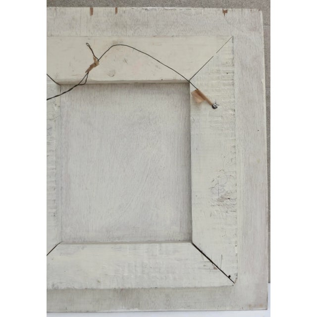 Baby Blue Collage of Mid-Century Modernist Painting For Sale - Image 8 of 10