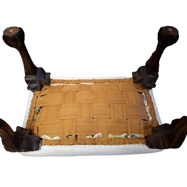 Georgian Style Ball & Claw Foot Bench For Sale - Image 10 of 10