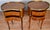 Brown 1930s French Style Satinwood Inlaid Pair of Nightstands / Bedside Tables, 2 Pieces For Sale - Image 8 of 17