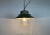 Green Enamel and Cast Iron Industrial Pendant Light, 1960s For Sale - Image 15 of 17