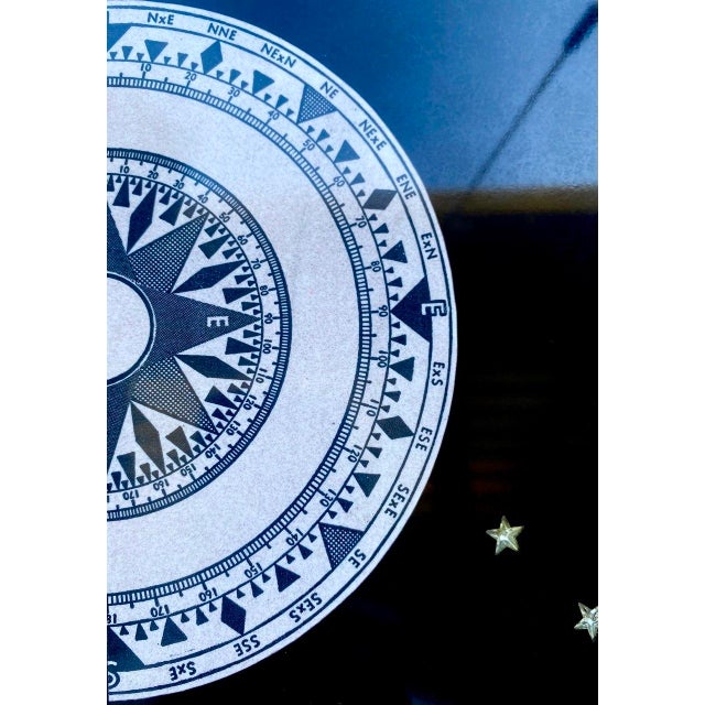 "Celestial Navigation" Mid-Century Modern Nautical Serving Tray, Rare Vintage Couroc of Monterey For Sale - Image 4 of 11