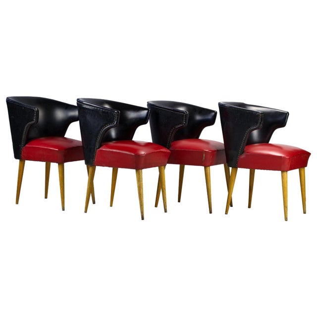 1960s Mid-Century Chairs, 1960s, Set of 4 For Sale - Image 5 of 5