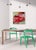 Abstract Contemporary Abstract Oil on Canvas "Time for Some Red" by Petra Schott For Sale - Image 3 of 6