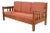 Stickley Brothers Antique Mission Oak Arts and Crafts Settle Sofa, Circa 1900 For Sale