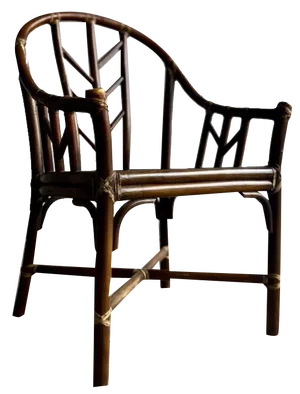 Vintage Rattan Armchair from McGurie, 1970s