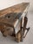 Antique 19th-Century Primitive Blue-Painted Carpenter's Workbench / Console Table For Sale - Image 9 of 13