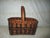 Antique Native American Cherokee Miniature Rivercane Gathering Basket For Sale - Image 4 of 11