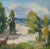 Edgars Vinters, Sunny Landscape, Oil on Cardboard, 1990 For Sale - Image 4 of 4