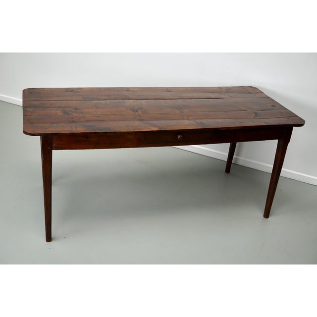 19th Century French Rustic Farmhouse Dining Table For Sale - Image 12 of 14