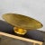 Late 20th Century Monumental Four Foot Diameter Fiberglass Gold Leaf Footed Bowl Store Display For Sale - Image 6 of 13