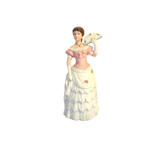 Home Interiors figurines of porcelain bisque, 8 1/2" hi. in very nice displayable condition, from my wife's personal...