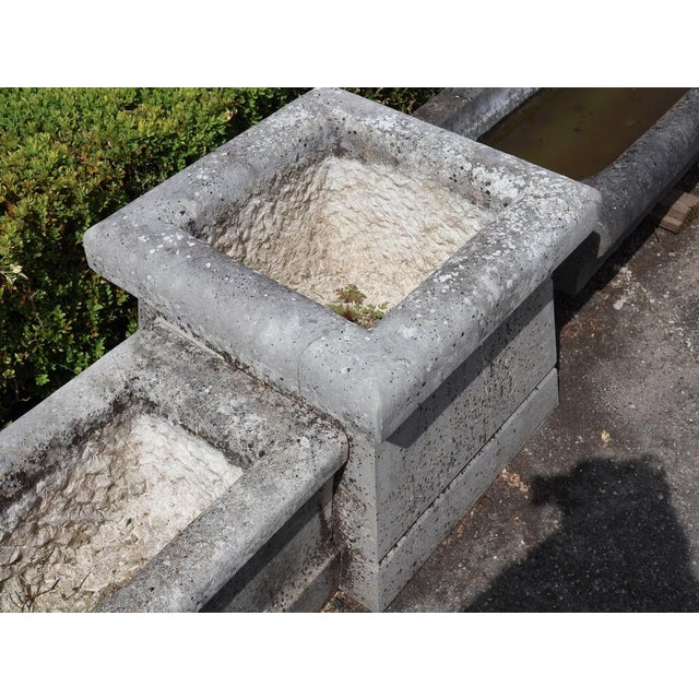 Mid-Century French Limestone Planters, 1950s, Set of 4 For Sale - Image 6 of 12