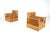 Armchairs from the Mobili Nella Valle Series attributed to Mario Ceroli, 1970s, Set of 2 For Sale - Image 4 of 14