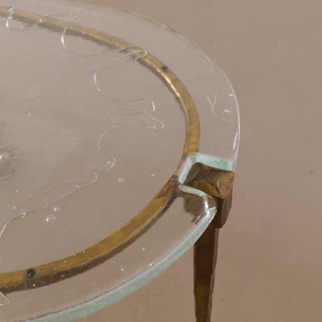 Brutalist Coffee Tables in Wrought Bronze by Lothar Klute, 1980, Set of 2 For Sale - Image 9 of 13