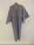 2020s Wearable Blue and White Cotton Printed Fabric Kimono For Sale - Image 5 of 7