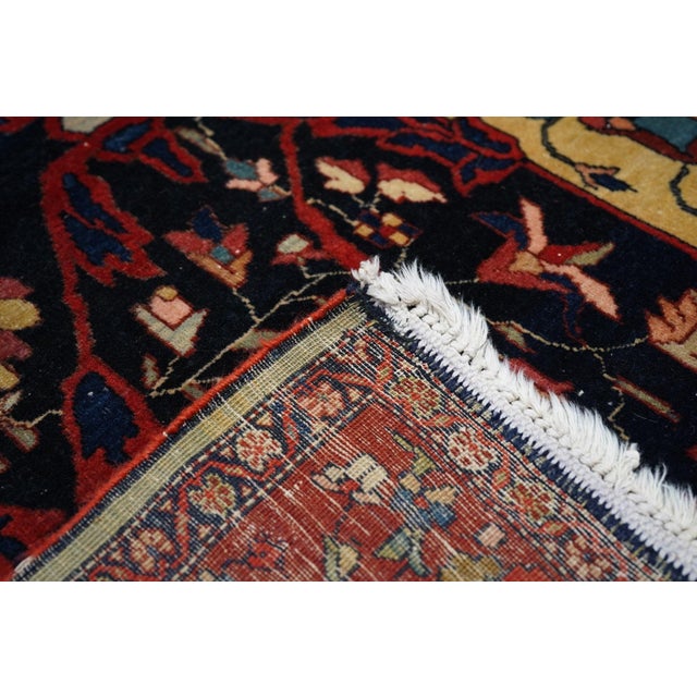 Late 18th Century Antique Farahan Sarouk Rug 4'3'' X 6'8'' For Sale - Image 9 of 10