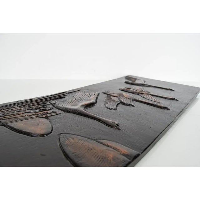 Plastic Resin Wall Sculpture, 1950s For Sale - Image 7 of 8