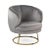 Modern Acovet White Faux Fur Tub Chair in White For Sale - Image 3 of 5