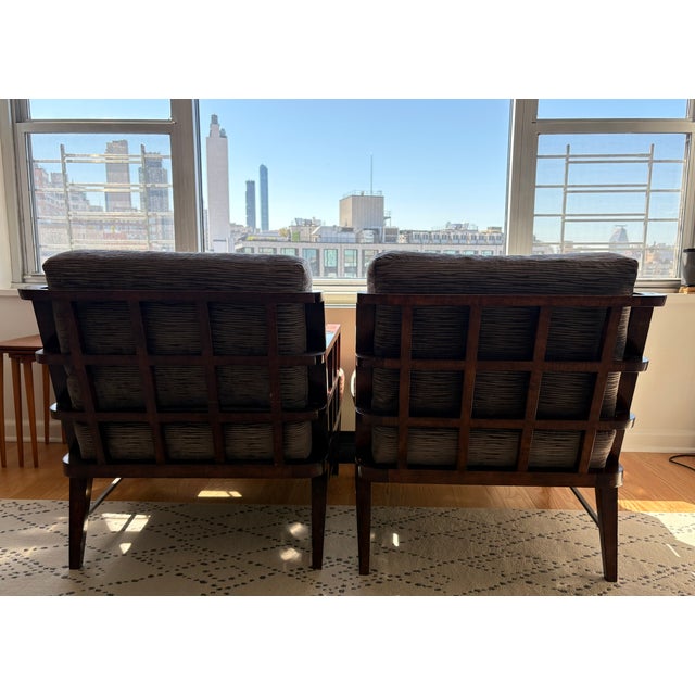 Dessin Fournir Therien Studio Workshop Lattice Chair (Two) For Sale - Image 18 of 18