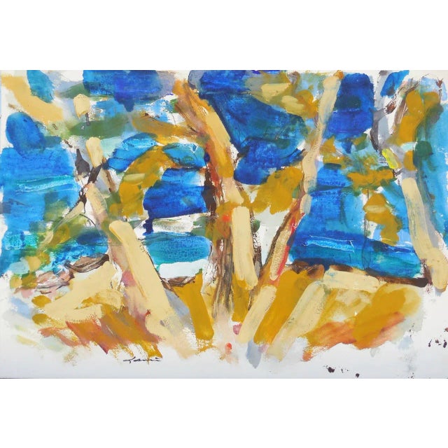 Blue 'Carmel Coast' by Robert Canete, Post-Impressionst Seascape For Sale - Image 8 of 8