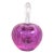 Small Pink Bullicante Art Glass Perfume Bottle For Sale