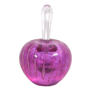 Small Pink Bullicante Art Glass Perfume Bottle