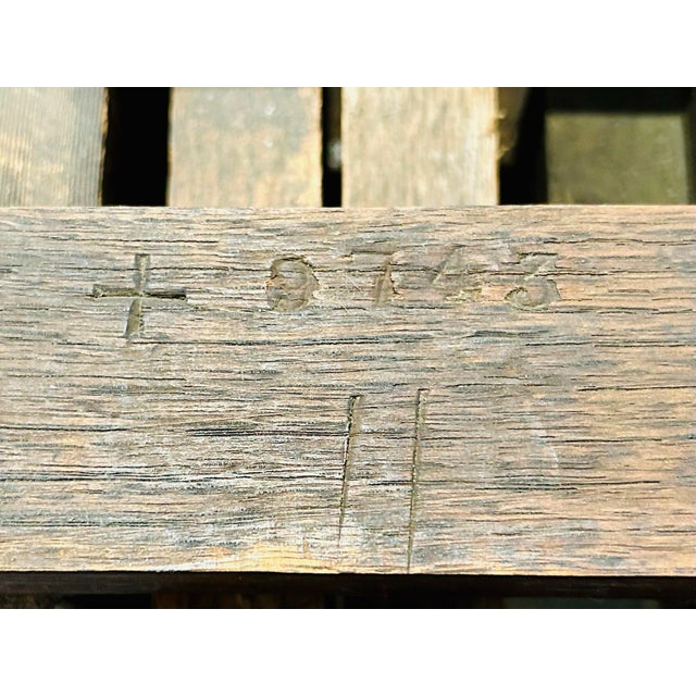 Early 1900’s English Oak Barley Twist Draw-Leaf Pub Table For Sale - Image 12 of 12