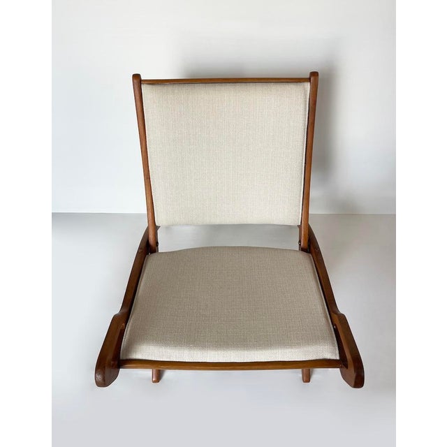 Wood Ninfea Folding Armchairs attributed to Gio Ponti, 1950s, Set of 2 For Sale - Image 7 of 18