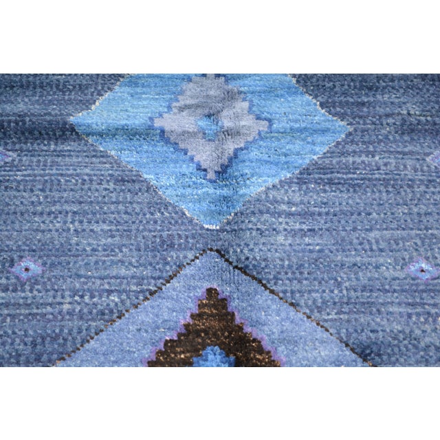 1950s Vintage Gabbeh Knotted Wool Rug, 4'3''x6'6'' For Sale - Image 5 of 5