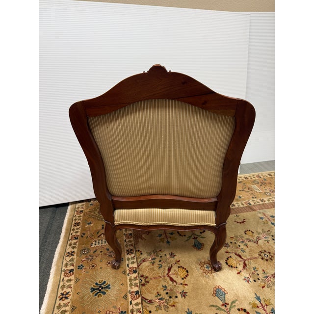 Louis XV Style Throne Chairs, Pair For Sale In San Francisco - Image 6 of 12