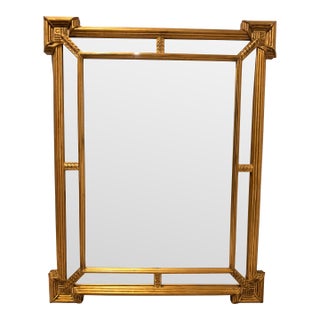 Carvers’ Guild “Quatrain” Mirror – 34” X 43” – Italian Gold Leaf – 1990 For Sale