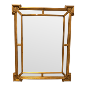 Carvers’ Guild “Quatrain” Mirror – 34” X 43” – Italian Gold Leaf – 1990