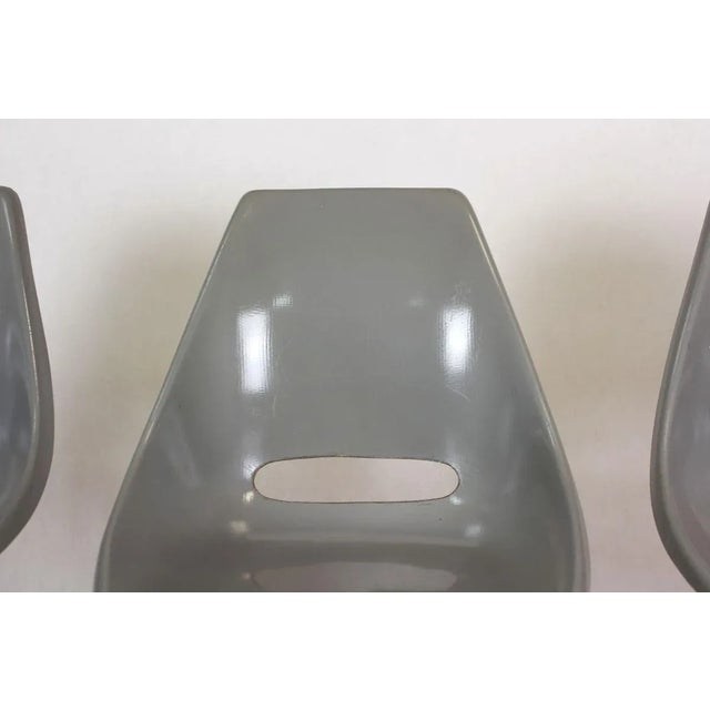 Fibreglass Chairs by Miroslav Navratil for Vertex, 1960s, Set of 4 For Sale - Image 11 of 18