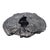 Charcoal Late 20th Century American Studio Pottery Ikebana Vessel Graphite Gray For Sale - Image 8 of 10