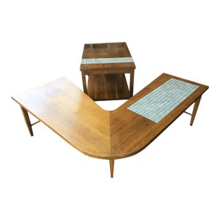 1960s Mid-Century Modern Walnut Coffee Table by Lane For Sale