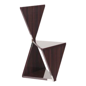 "Elfenbein" French Polish Zebra Wood Hall Chair Designed by Maximilian Eicke for Max Id Ny